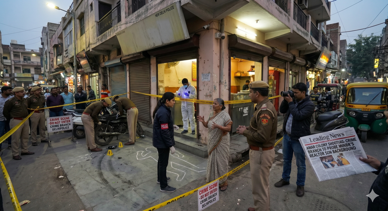 Crime Branch Takes Over Amar Colony Eatery Shooting Probe; 16-Year-Old Held, Victim Critical