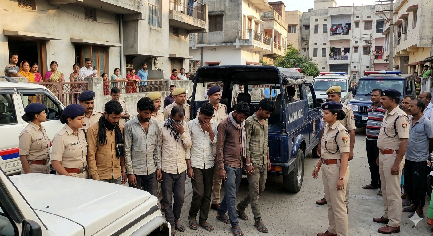 6 Arrested for Murder of Bokaro Woman Who Intervened in Neighbors’ Dispute