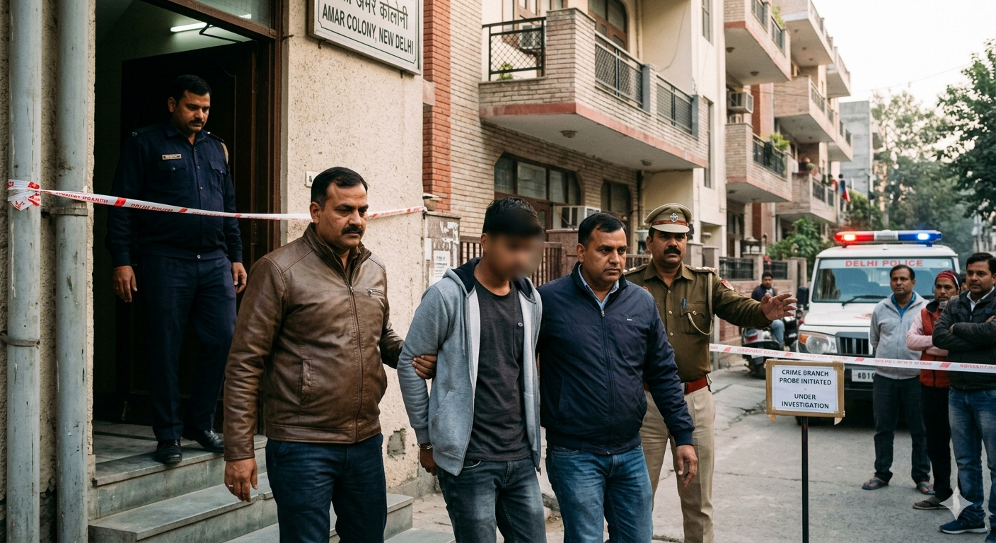 Realtor’s Minor Son Held for Shooting Class 12 Student; Crime Branch to Probe Amar Colony Incident