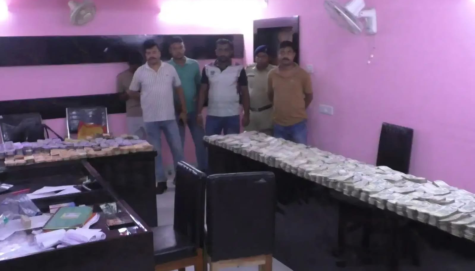 1.44 Crore cash seized from a private school in west bengal during a police raid
