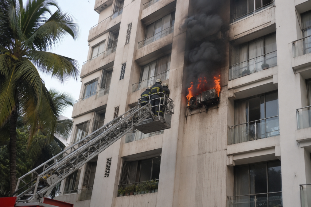 Fire at residential building in Mumbai’s Juhu area; no casualties