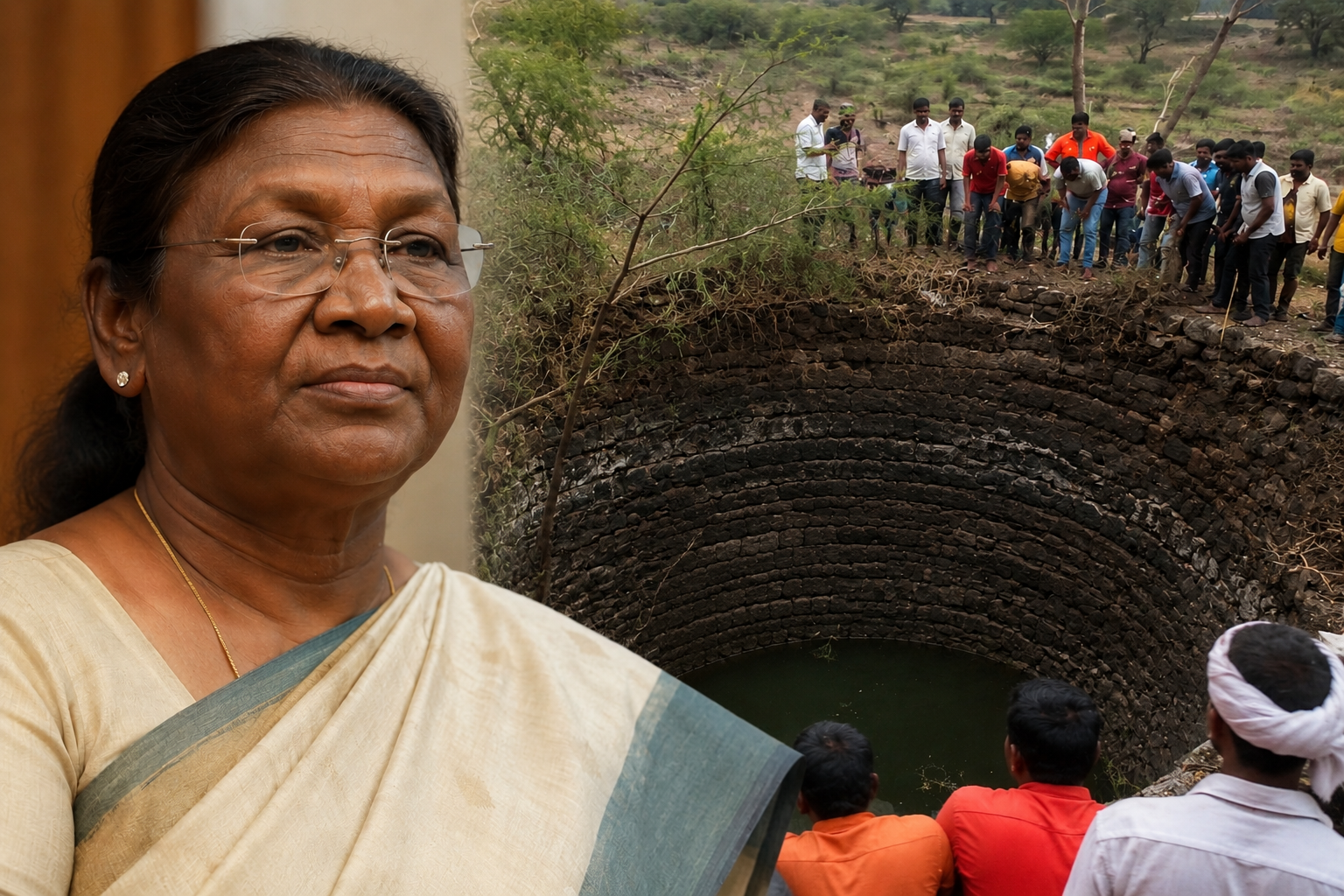 President Droupadi Murmu expresses condolences over the Solapur road accident in Maharashtra.