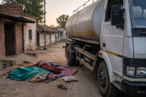 UP Horror : Tanker Crushes Sleeping Family in Firozabad, 2 Dead