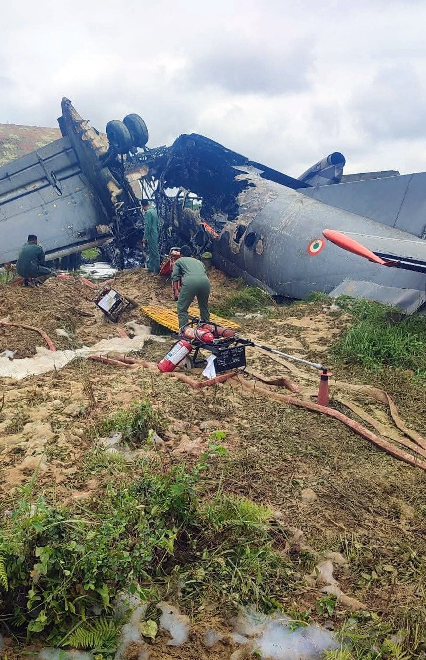 5 IAF Personnel killed in AN-32 transport aircraft crash in Assam’s Jorhat