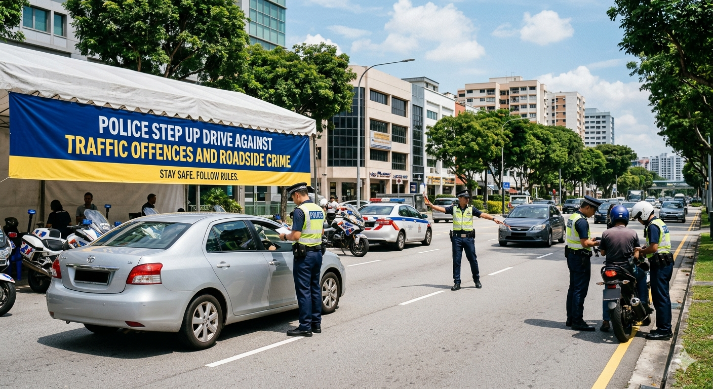 Police Step Up Drive Against Traffic Offences and Roadside Crime