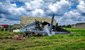 IAF AN-32 Goes Down During Landing at Jorhat Airbase