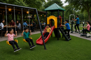 Eateries turn child-friendly with play areas to keep kids active