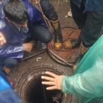Elderly pedestrian dies after falling into manhole left open for maintenance work