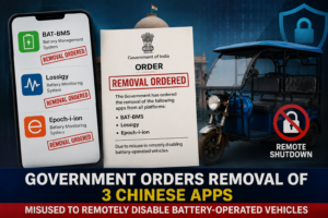 Govt orders removal of some Chinese apps linked to e-rickshaws stalling