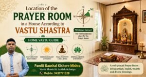 Key Rules for the Location of the Prayer Room in a House According to Vastu Shastra
