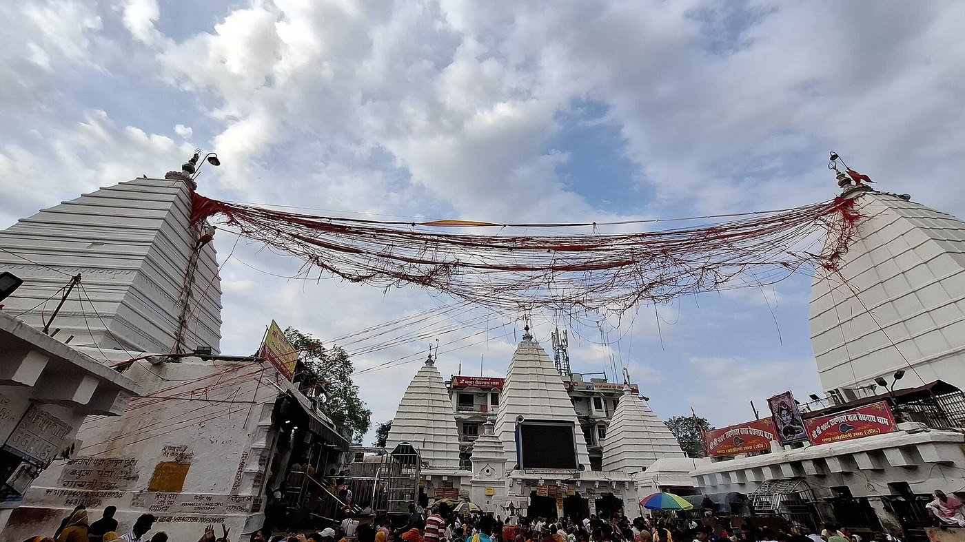 Temples within the Baba Baidyanath complex at Deoghar