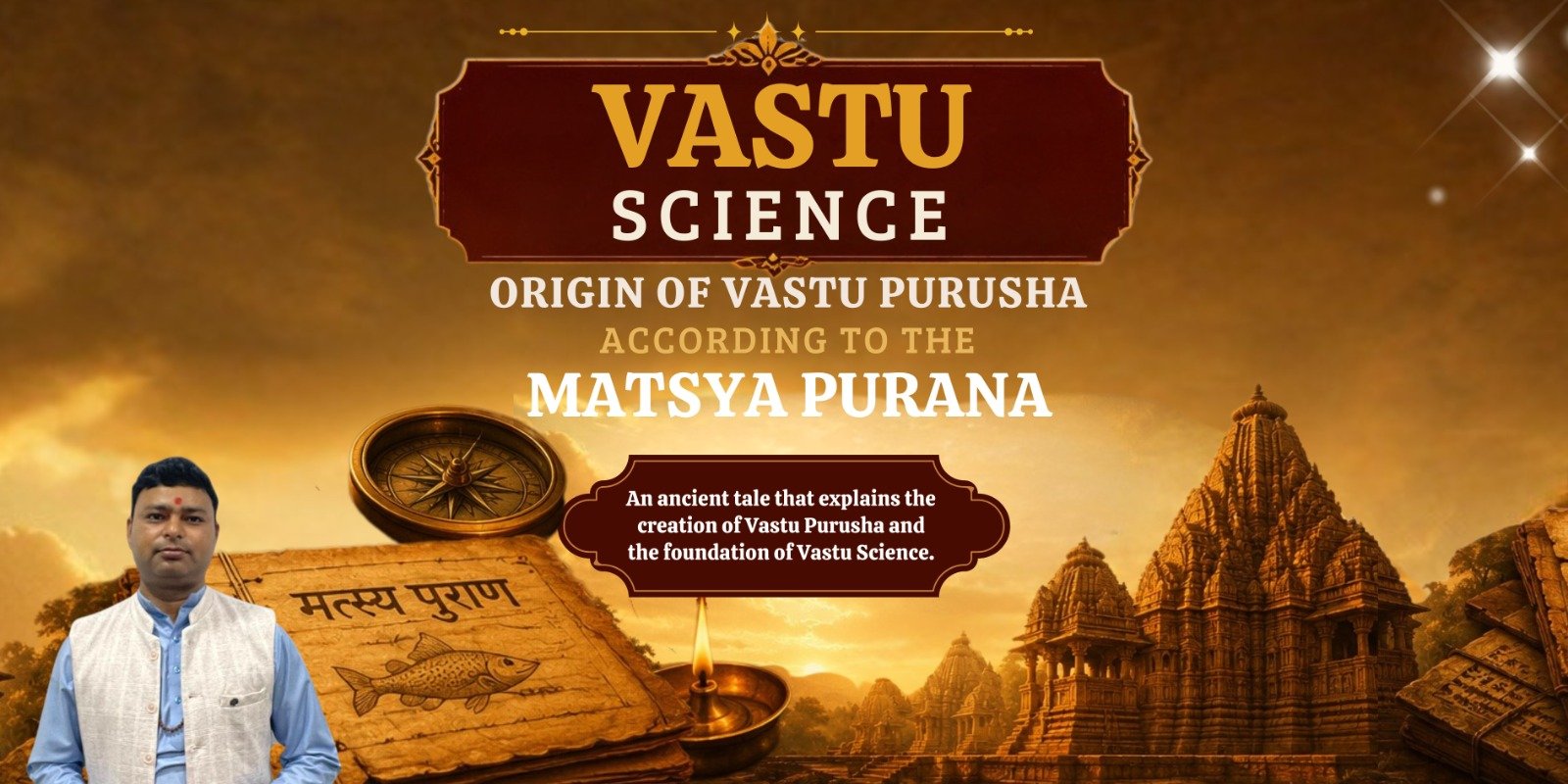 Origin of Vastu Purush, Vastu Purusha, as described in the Matsya Purana, is regarded as the foundation of Vastu Shastra.
