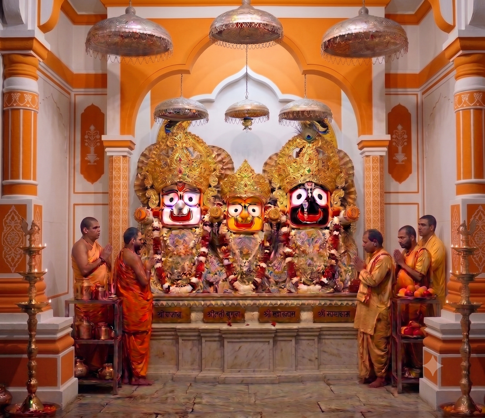 Thousands of devotees gathered at the historic Jagannathpur Temple to witness the first darshan of Lord Jagannath,