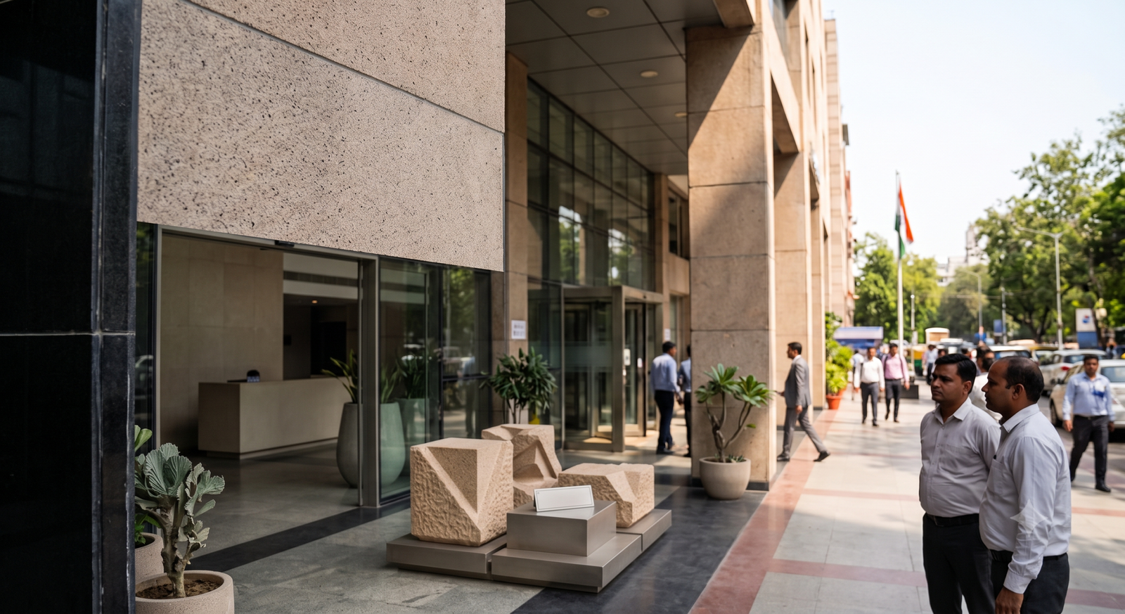 The Enforcement Directorate (ED) headquarters building in New Delhi representing high-profile corporate financial investigations.