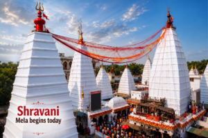 Holy twin shrines gear up for devotion as Shravani Mela begins today