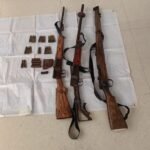 Security Forces Find Cache of Rifles and Ammunition in Kachchapal Forest