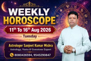 Weekly Horoscope from 11 August to 16 August 2026