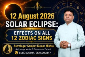 Effect of the 12 August 2026 Solar Eclipse on the 12 Zodiac Signs, Know Who Will Benefit and Who Will Have to Be Careful