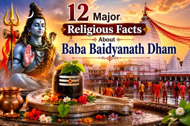 Baba Baidyanath Dham Temple in Deoghar, one of the 12 Jyotirlingas of Lord Shiva