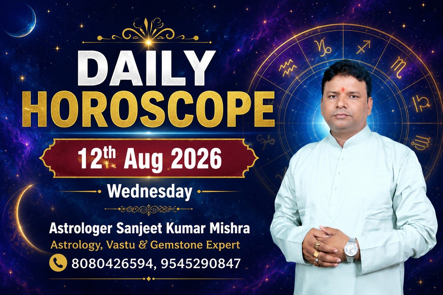 daily horoscope 12th august