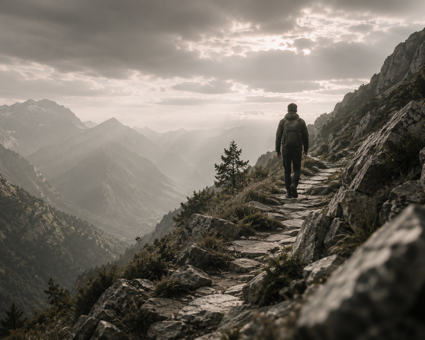 True character is forged through the demanding ascent, not just by standing at the summit.
