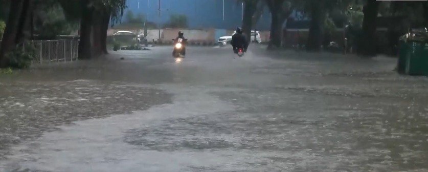 Incessant rainfall caused widespread waterlogging and severe traffic congestion across key junctions in Delhi-NCR on Tuesday.