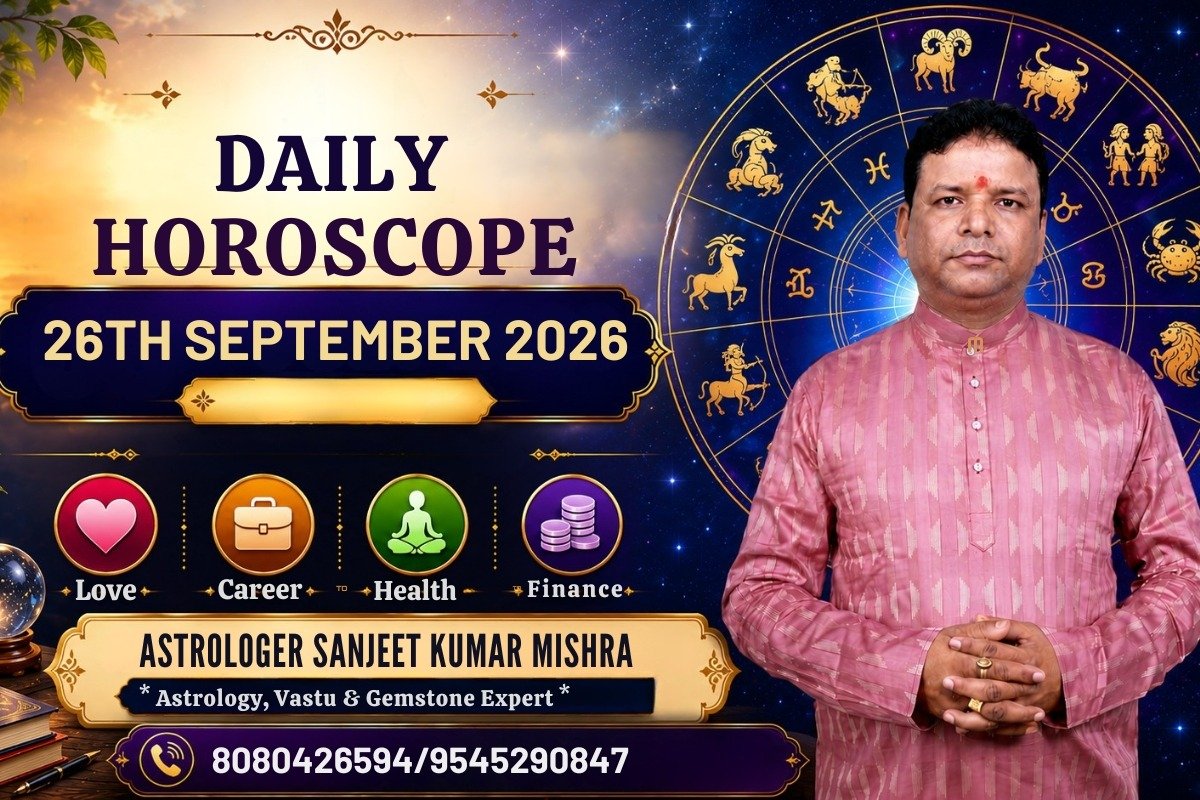 26 September 2026 daily horoscope for all zodiac signs