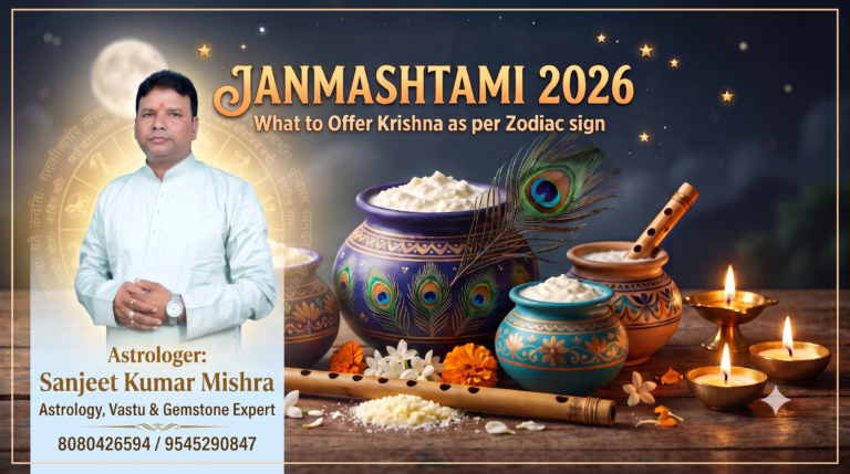 Janmashtami 2026: Krishna Bhog by Zodiac Sign
