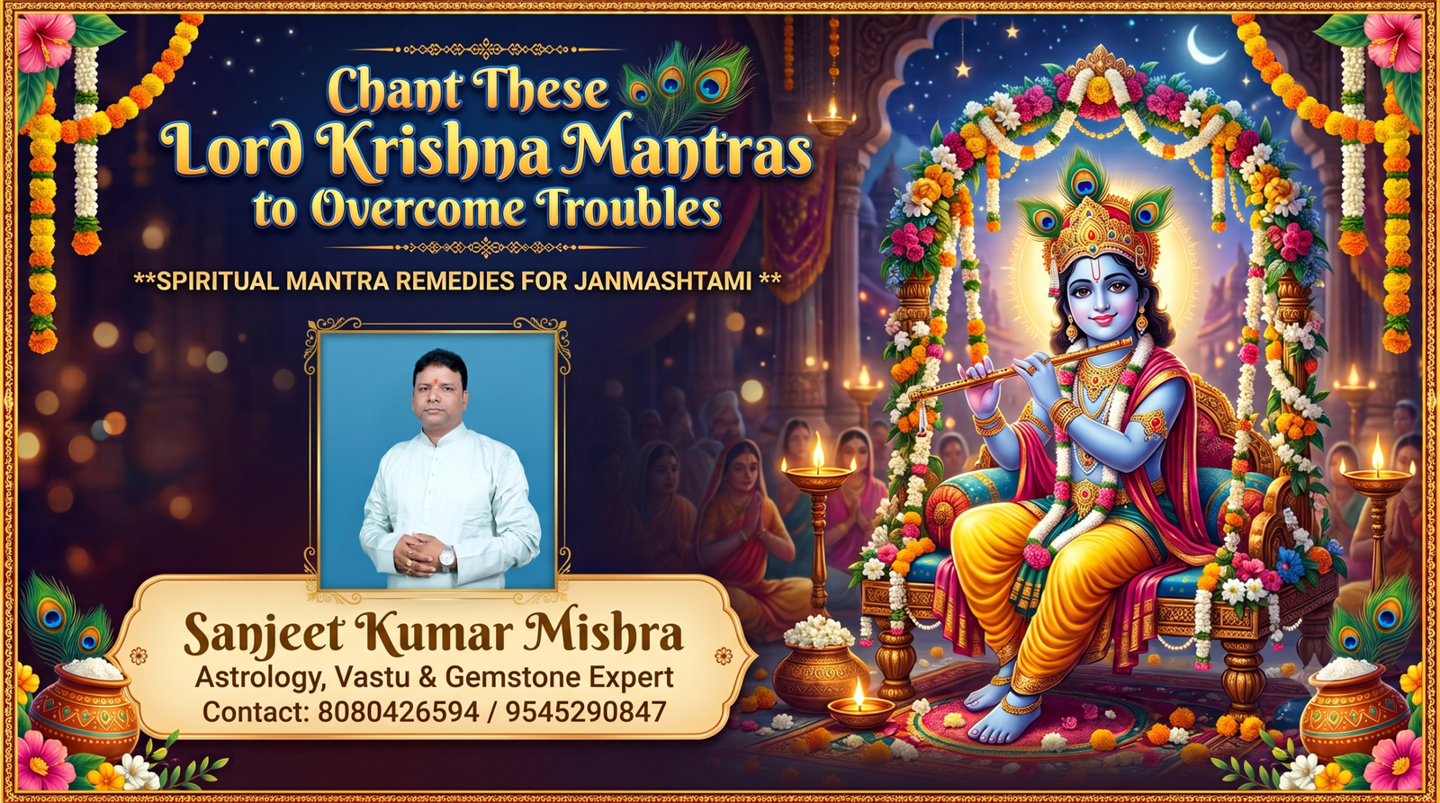 Janmashtami 2026 Lord Krishna mantras