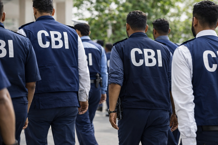 Central Bureau of Investigation headquarters in New Delhi during nationwide raids on digital arrest syndicates