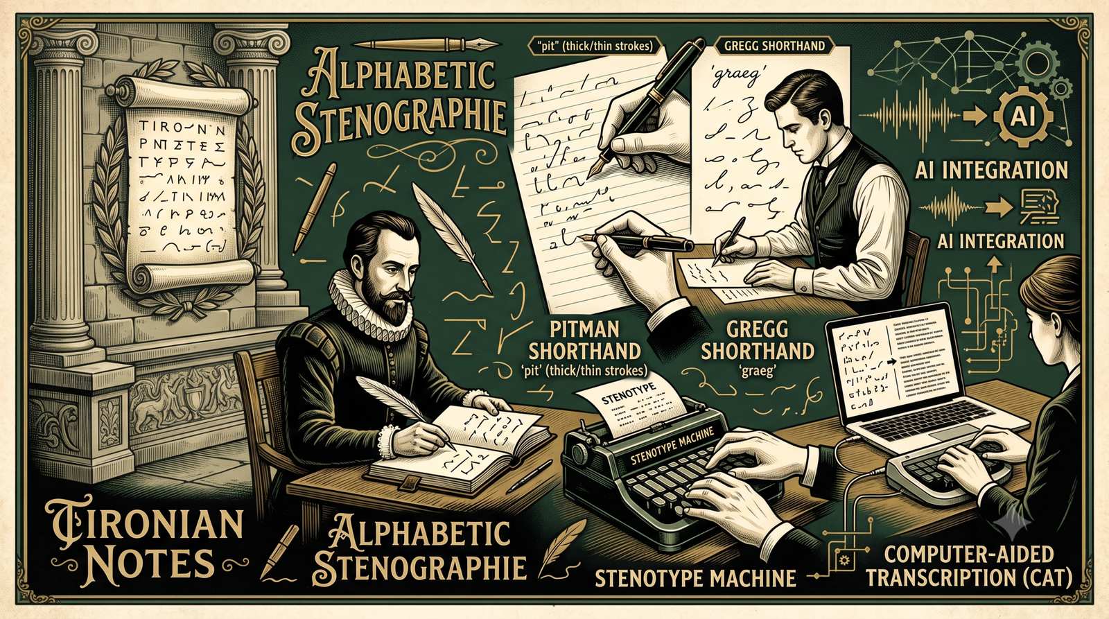 comparison of pitman and gregg shorthand phonetic alphabets