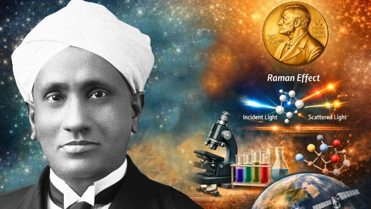 Discover how Nobel laureate Sir C.V. Raman unlocked the secrets of light scattering, shaped modern spectroscopy, and built India’s scientific foundations.