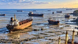 Argentina’s ‘Vanishing Sea’: Rare Low Tide