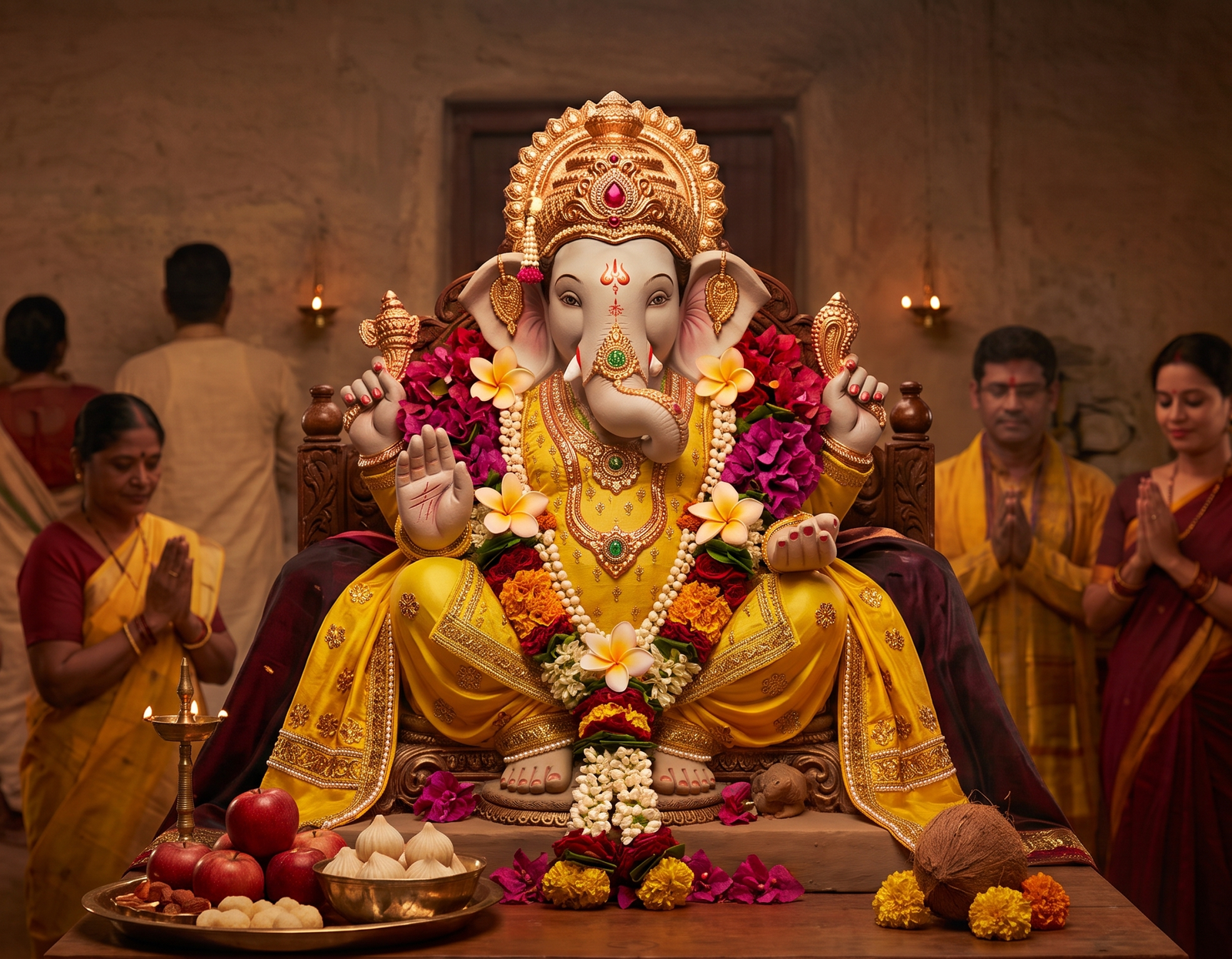 Jharkhand Governor Santosh Gangwar and CM Hemant Soren extended warm Ganesh Chaturthi greetings as grand puja pandals opened across Ranchi amid tight security