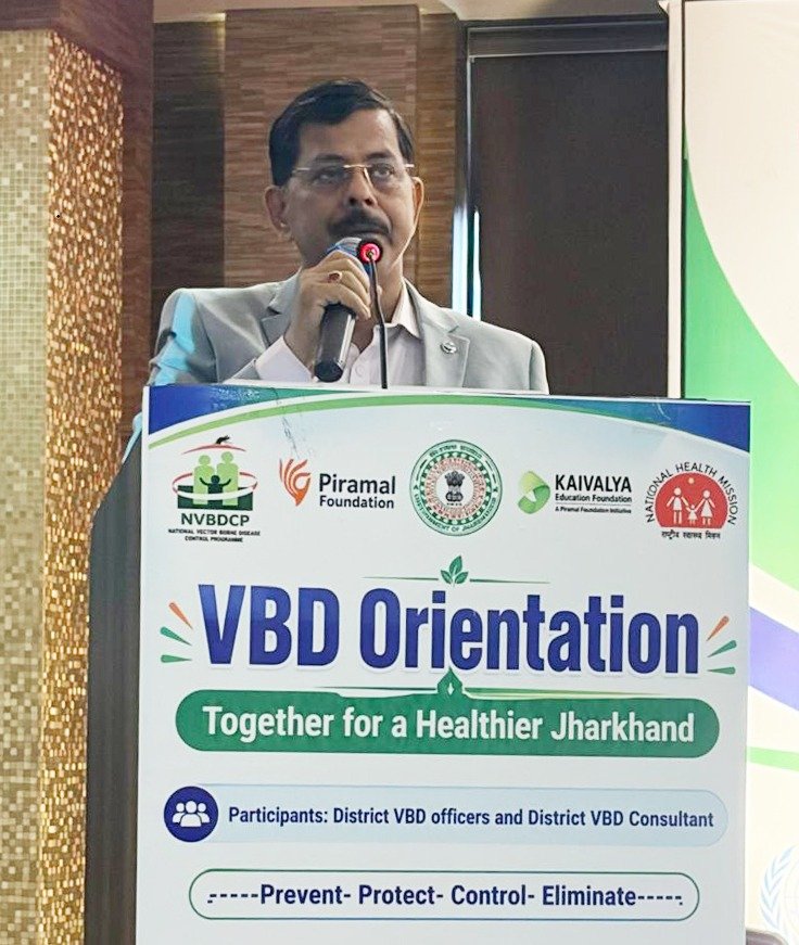 jharkhand health officials review vector borne disease control measures