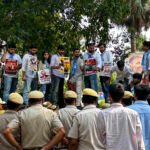 NSUI Protests in Delhi, Demands CEC Gyanesh Kumar’s Arrest Over Alleged Voter Fraud