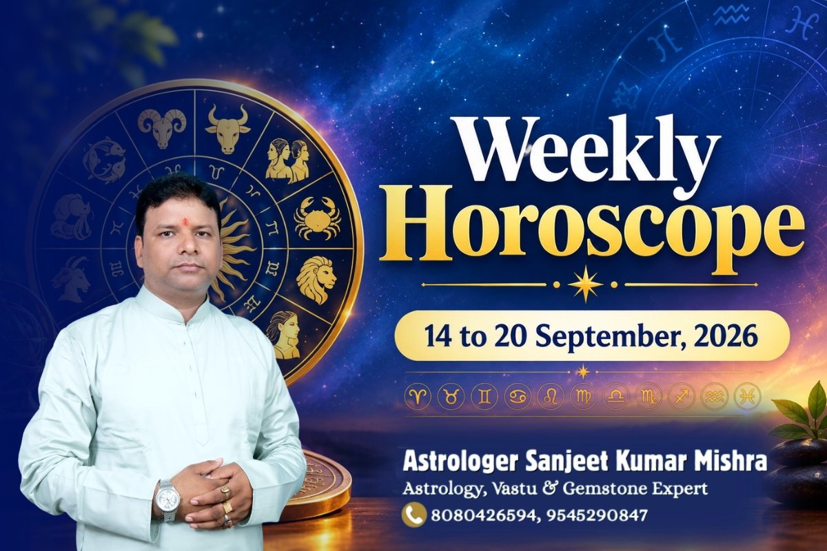 Weekly horoscope for 14 to 20 September 2026 for all zodiac signs