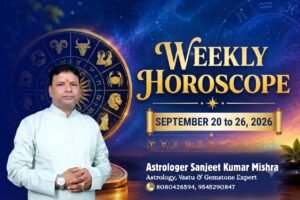 Weekly Horoscope: September 20 to 26, 2026