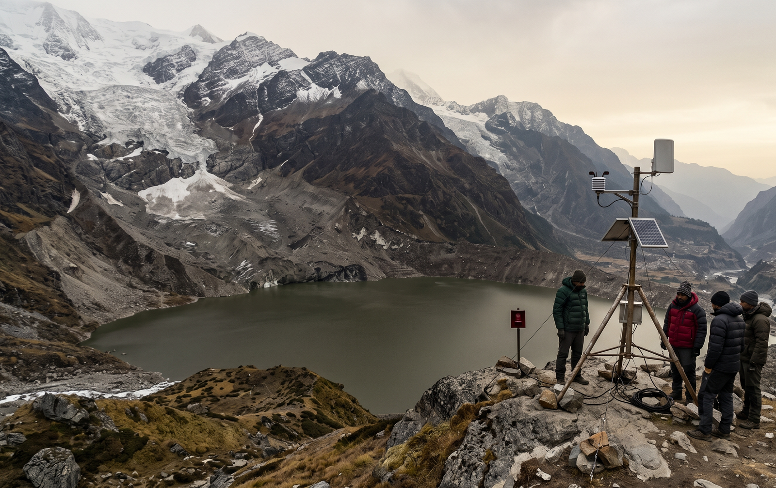 Uttarakhand installs its first glacial early-warning system at Vasundhara Tal to counter rising GLOF risks.